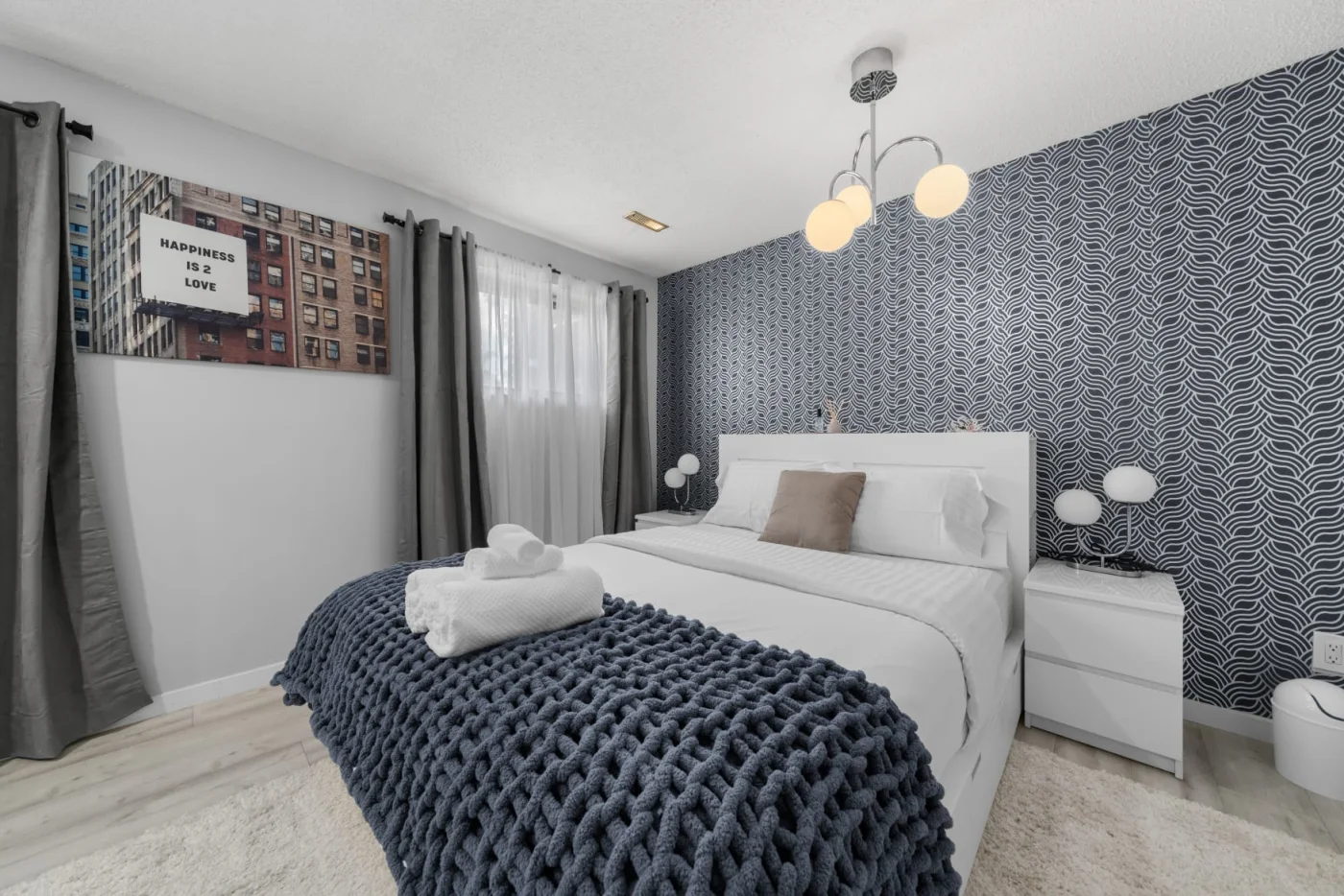 First prepared bedroom in the Fonda Way suite thumbnail